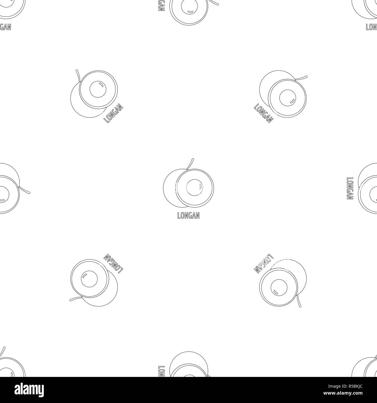 Longan pattern seamless vector repeat geometric for any web design Stock Vector