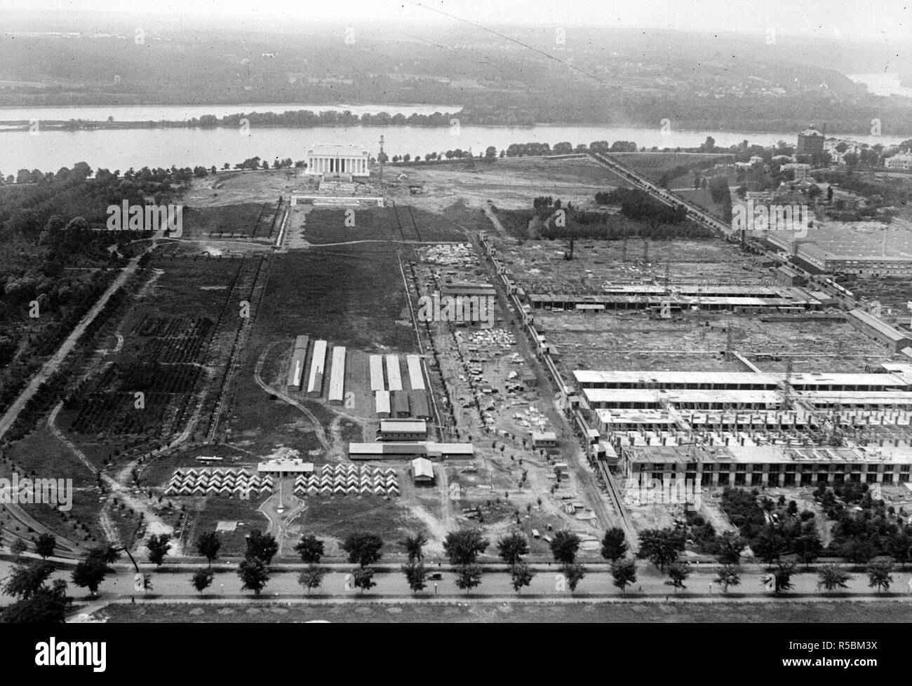 Aerial view washington d c 1910s hi-res stock photography and images ...