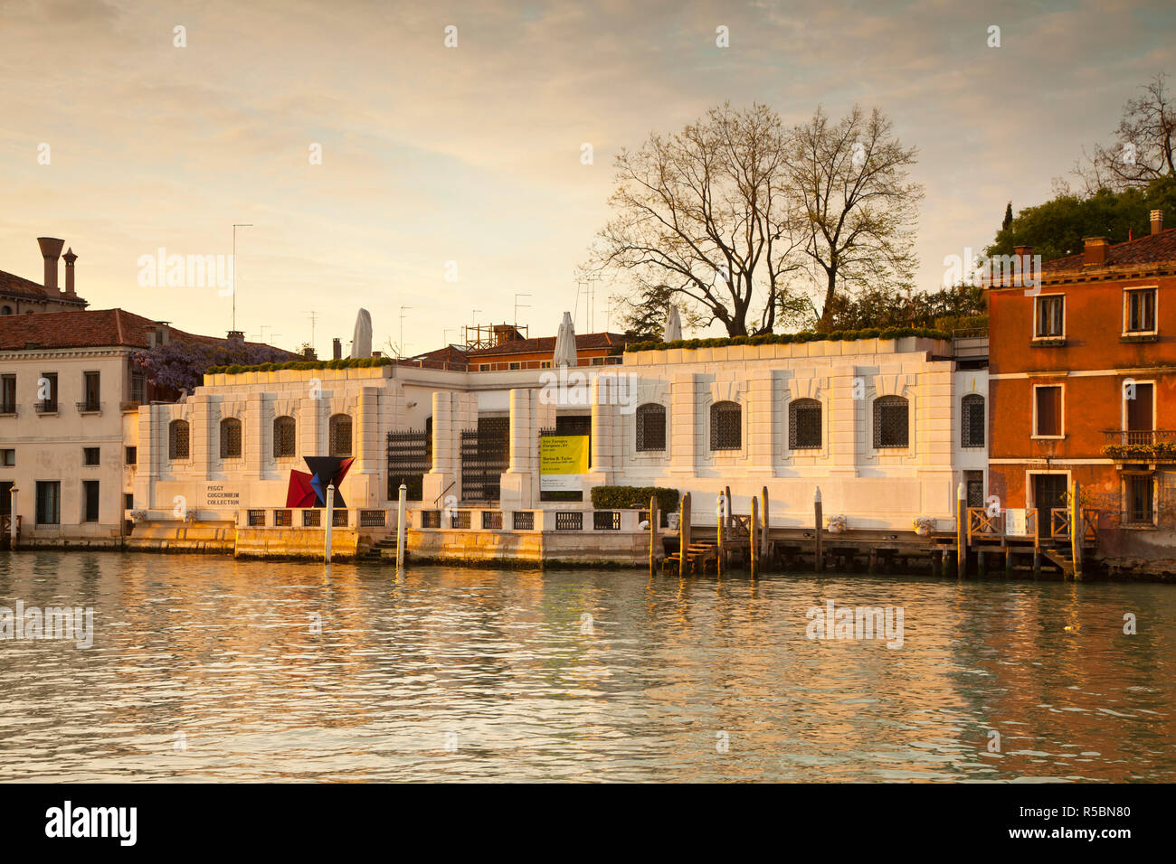 Peggy Guggenheim Collection, Grand Canal, Venice, Italy Stock Photo