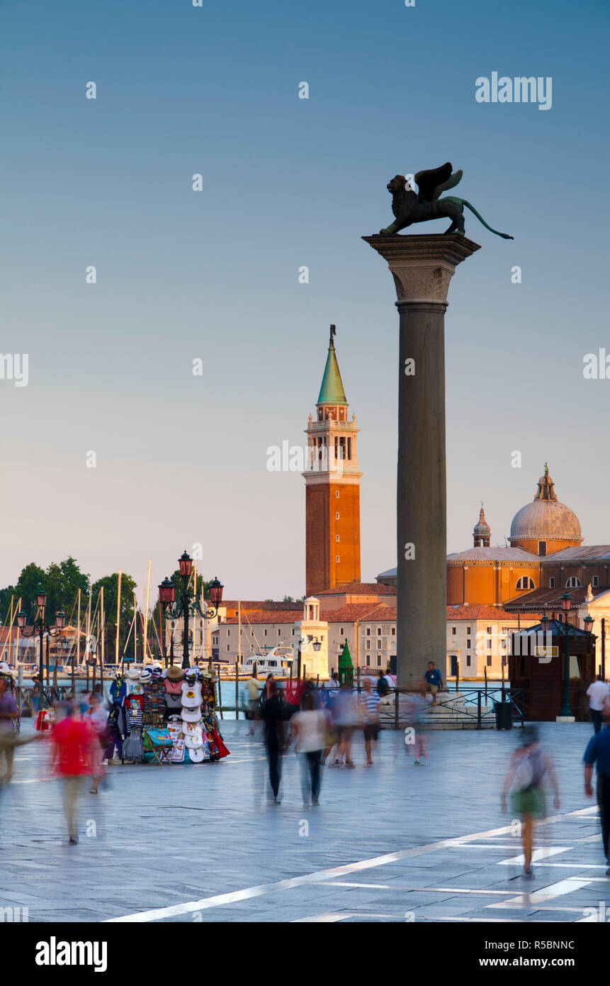 Italy, Veneto, Venice, St. Mark's Square (Piazza San Marco), Piazzetta di San Marco Stock Photo