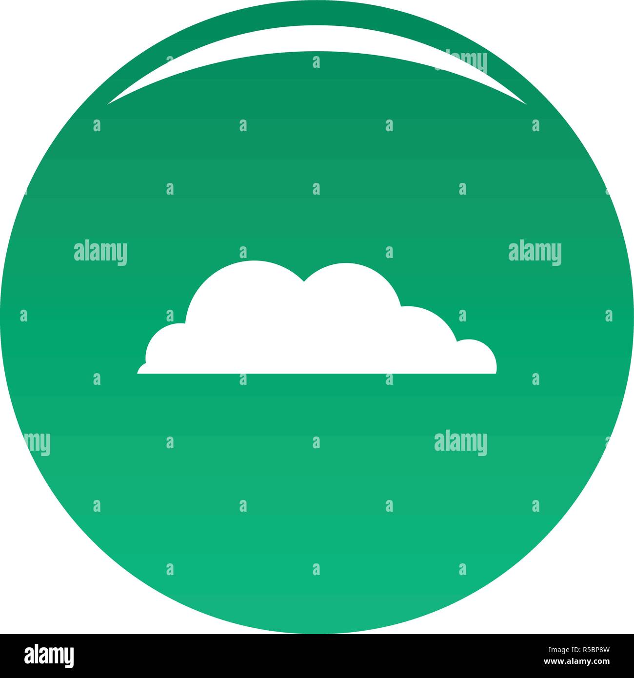 Rain cloud icon. Simple illustration of rain cloud vector icon for any ...