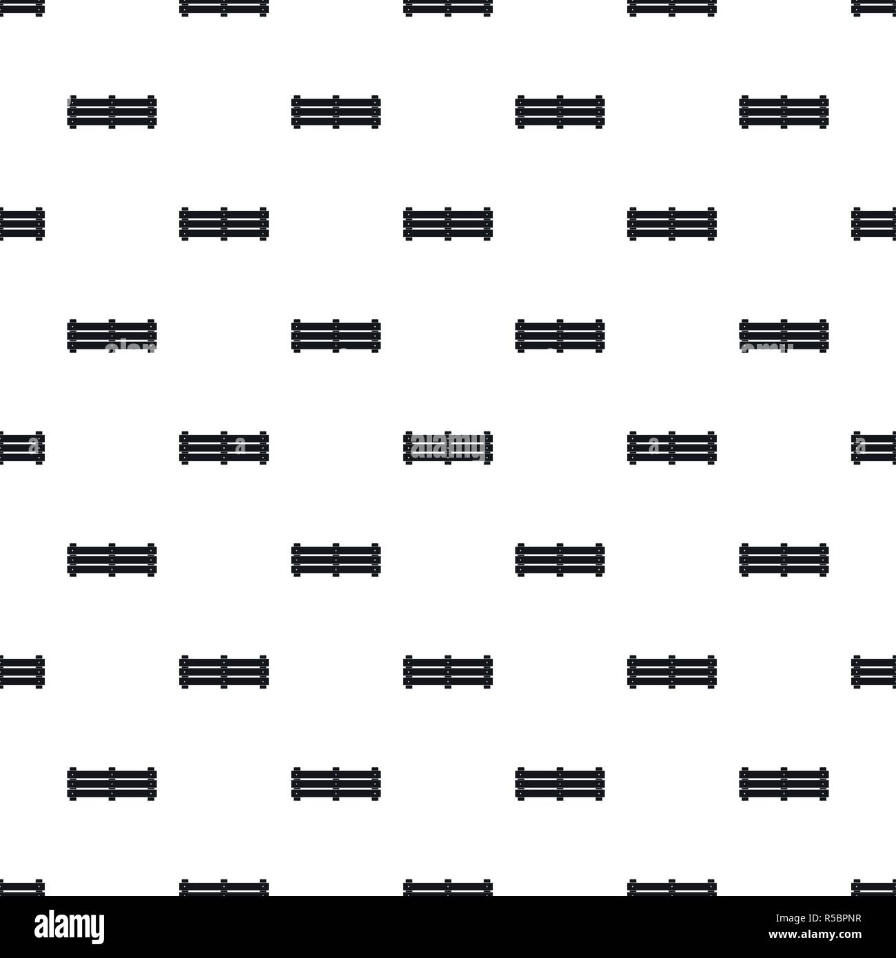Wide fence pattern seamless vector repeat geometric for any web design ...