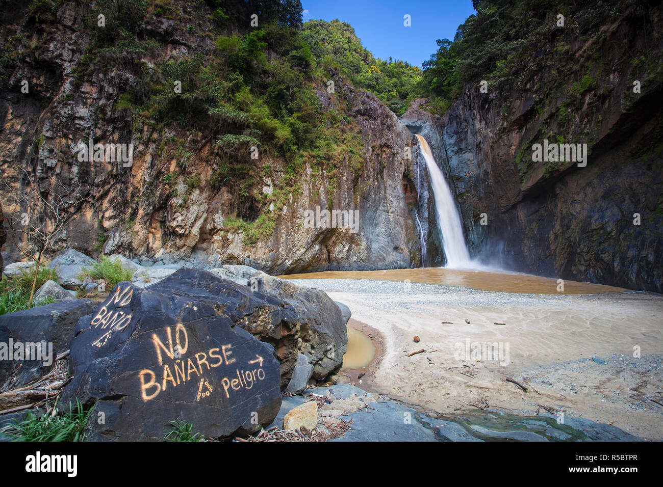 Dominican Republic, Jarabacoa, Salto de Jimenoa Uno Stock Photo - Alamy