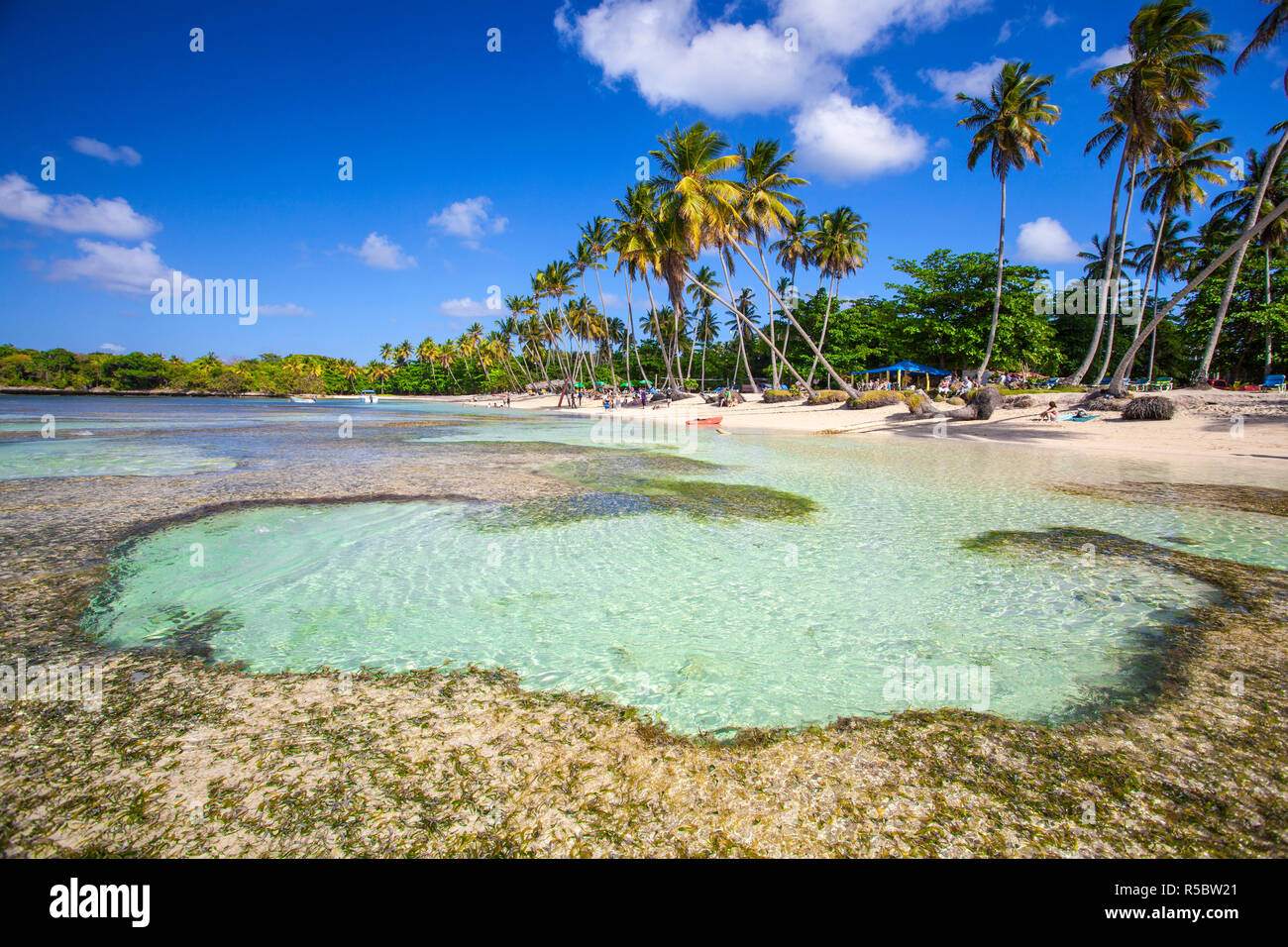 Dominican Republic, Samana Peninsula, Las Galleras, La Playita beach Stock Photo