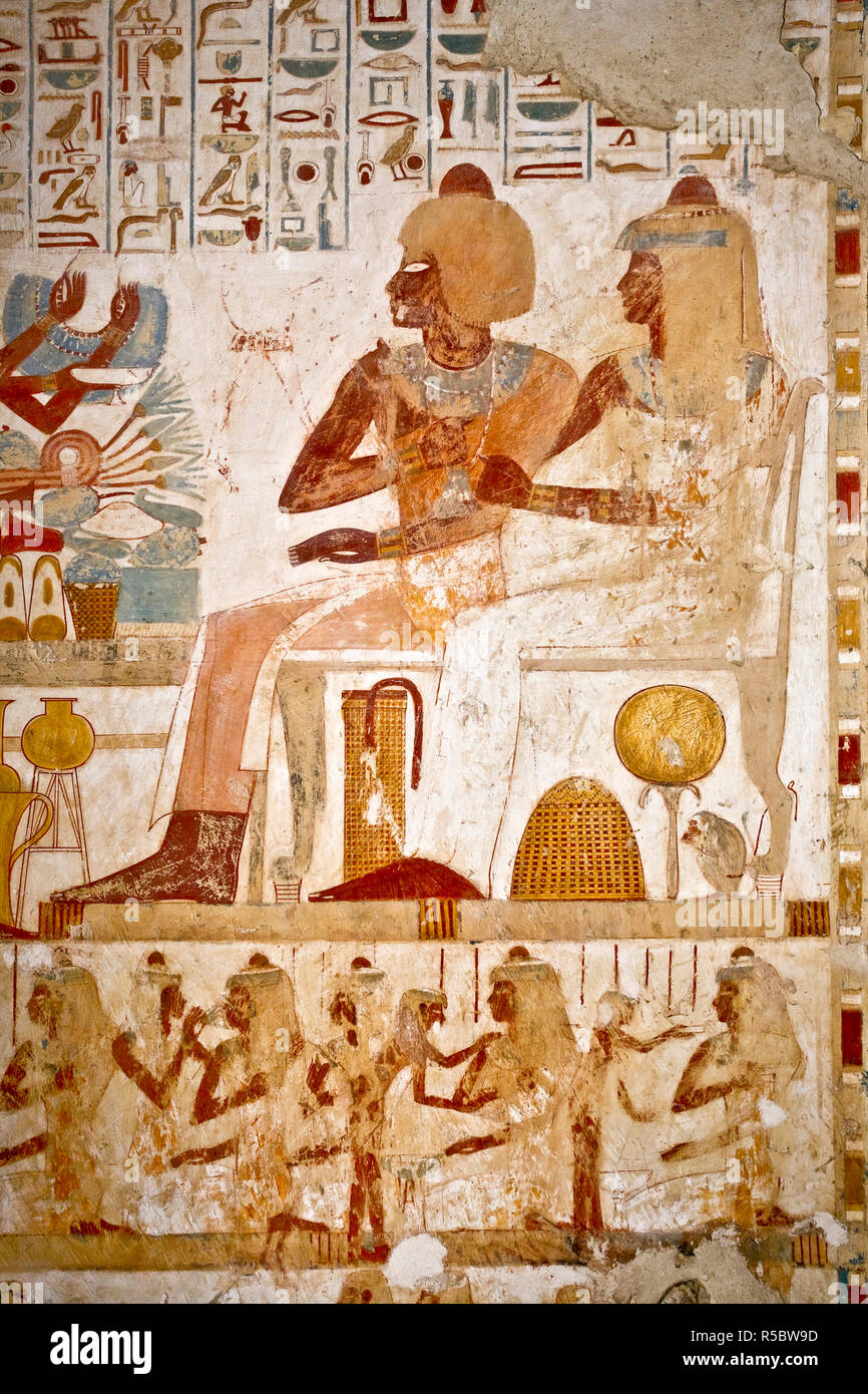 Egypt, Luxor, West Bank, Tombs Of The Nobles, Tomb Of Userhet 