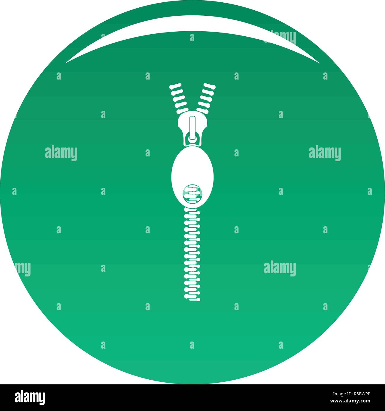 Oval zip icon simple hi-res stock photography and images - Alamy