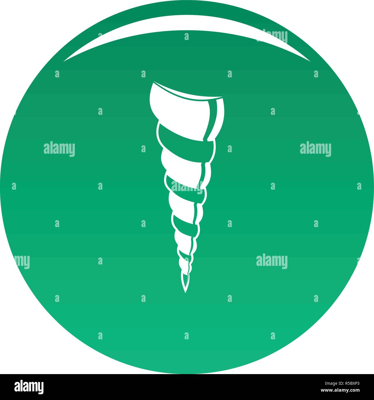 Long shell icon. Simple illustration of long shell vector icon for any ...