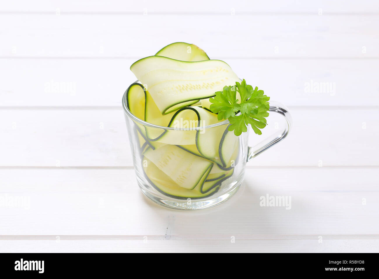 raw zucchini strips Stock Photo Alamy