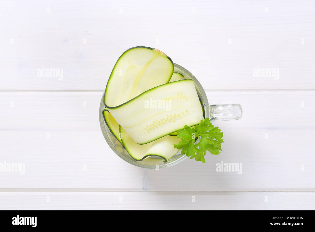 raw zucchini strips Stock Photo Alamy