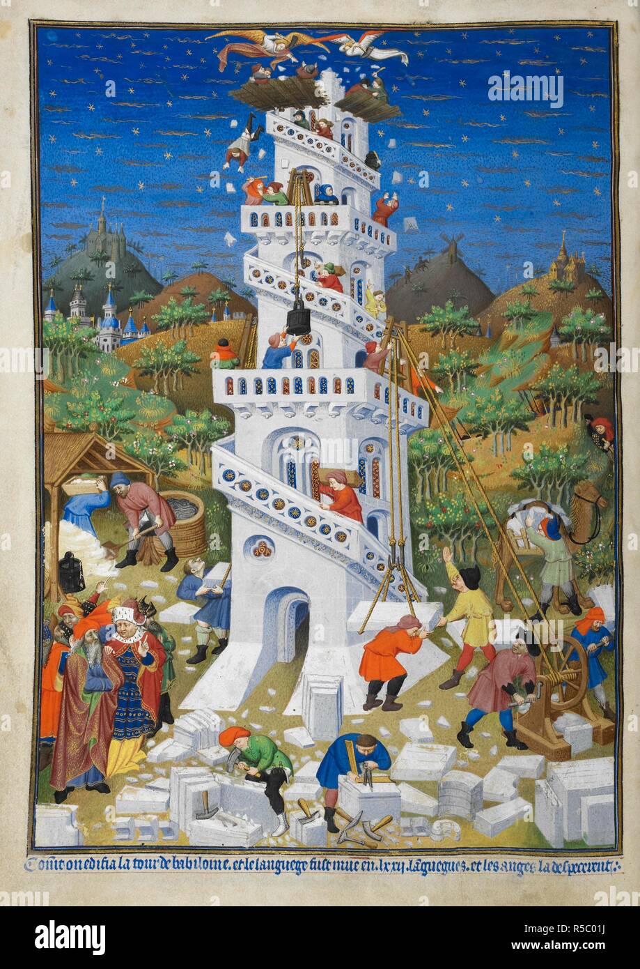 15 Are From The Illuminated Books Of The Middle Ages Stock - 
