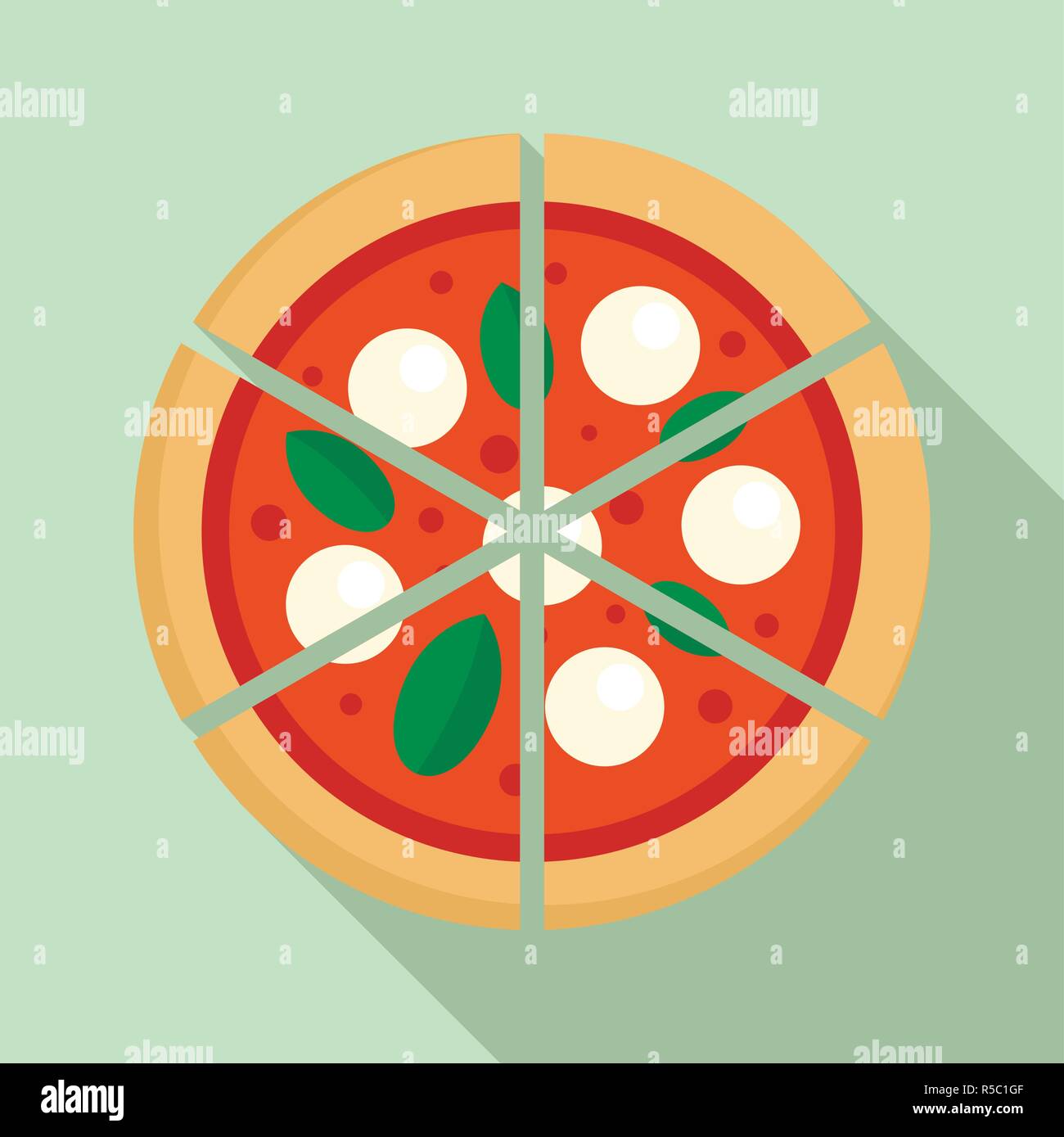 Four cheeses pizza icon. Flat illustration of four cheeses pizza vector icon  for web design Stock Vector Image \u0026 Art - Alamy, image size:1300x1389