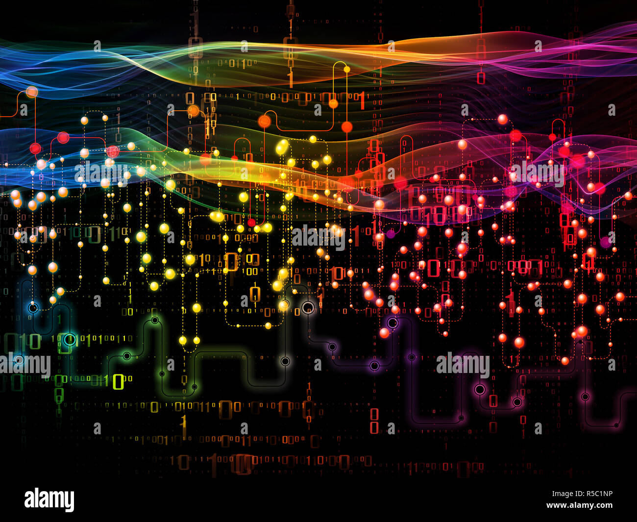 Propagation of Data Transfers Stock Photo - Alamy