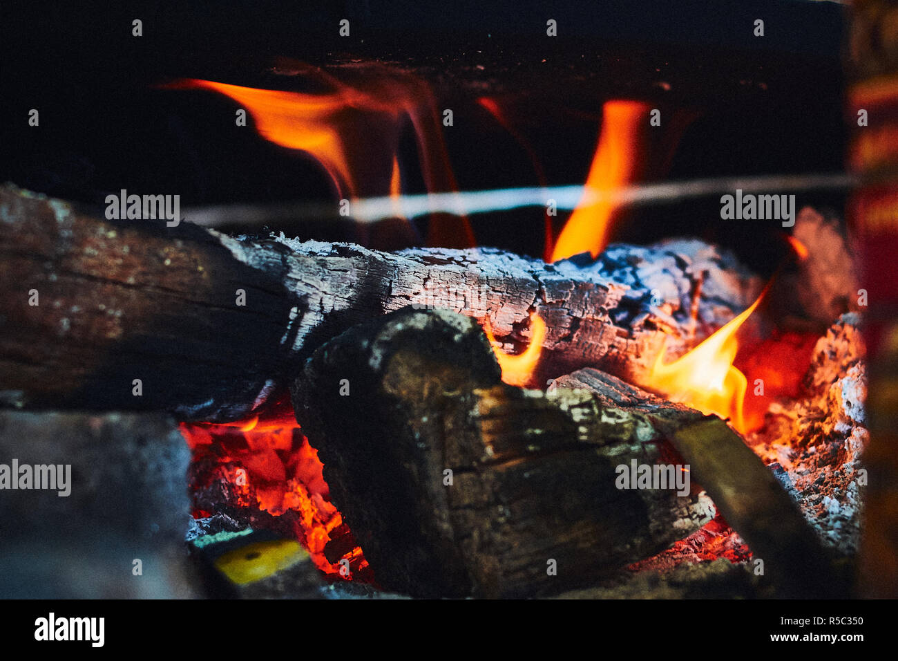 Fuego, calor, destruccion, creacion... Stock Photo