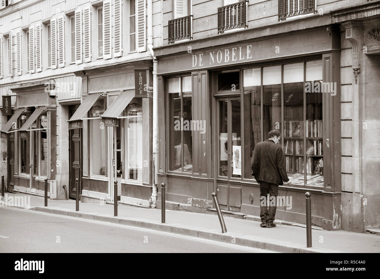 St. Germain des Pres district, Rive Guache, Paris, France