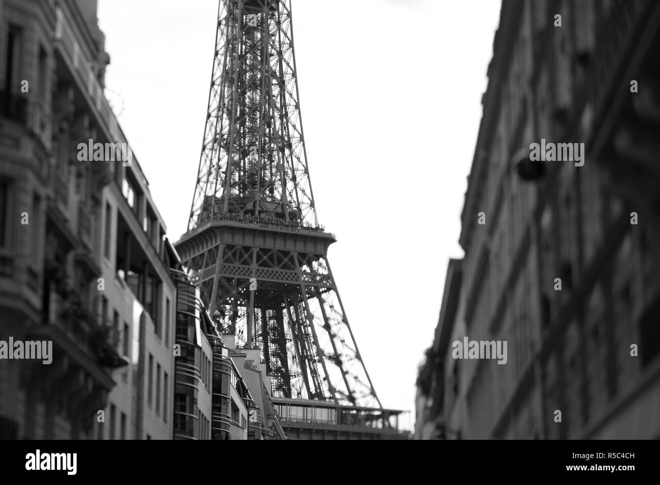 Eiffel Tower and River Seine, Paris, France Stock Photo