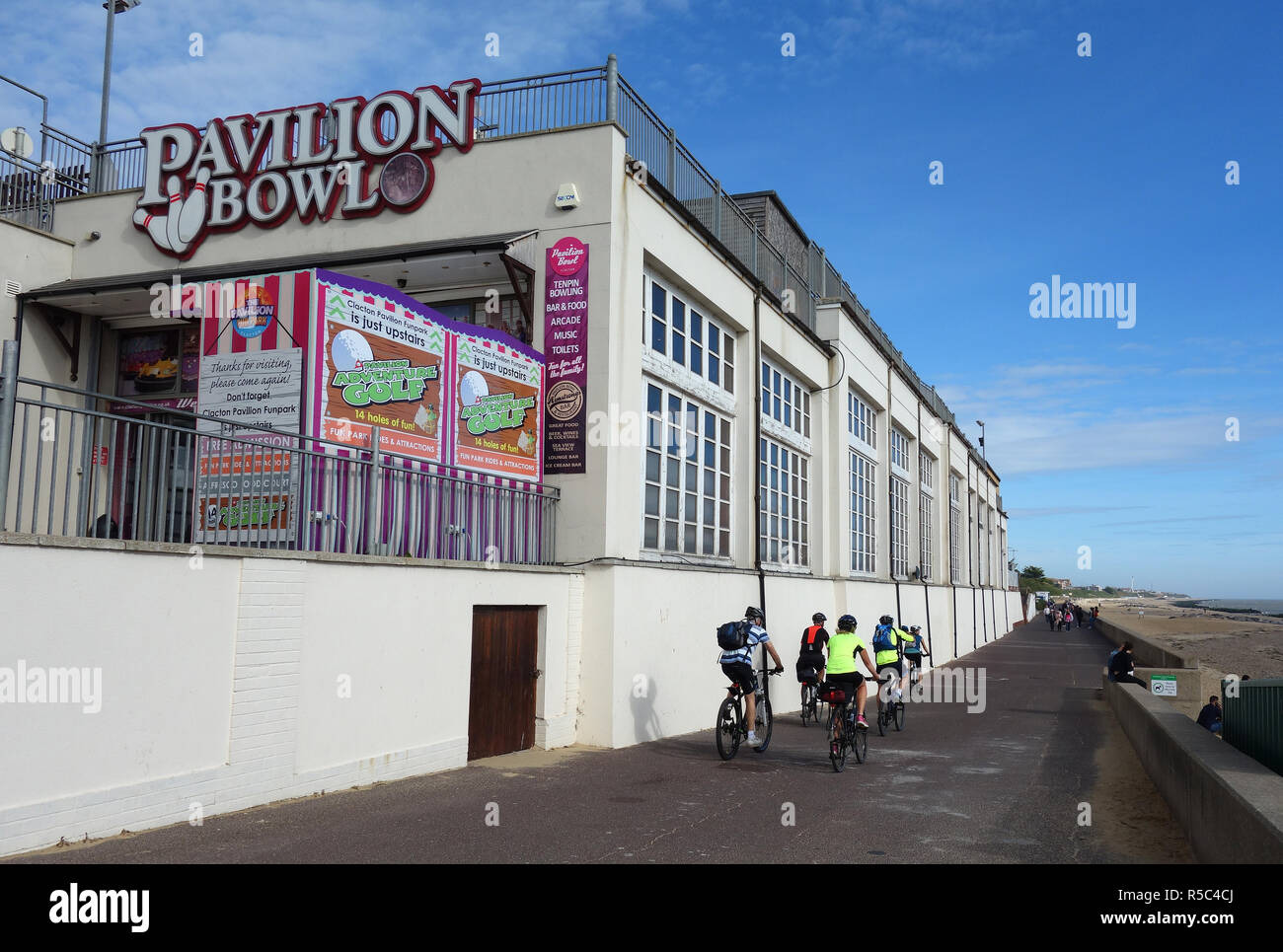 Pavilion Bowls, Clacton-on-Sea, Essex, England, UK Stock Photo
