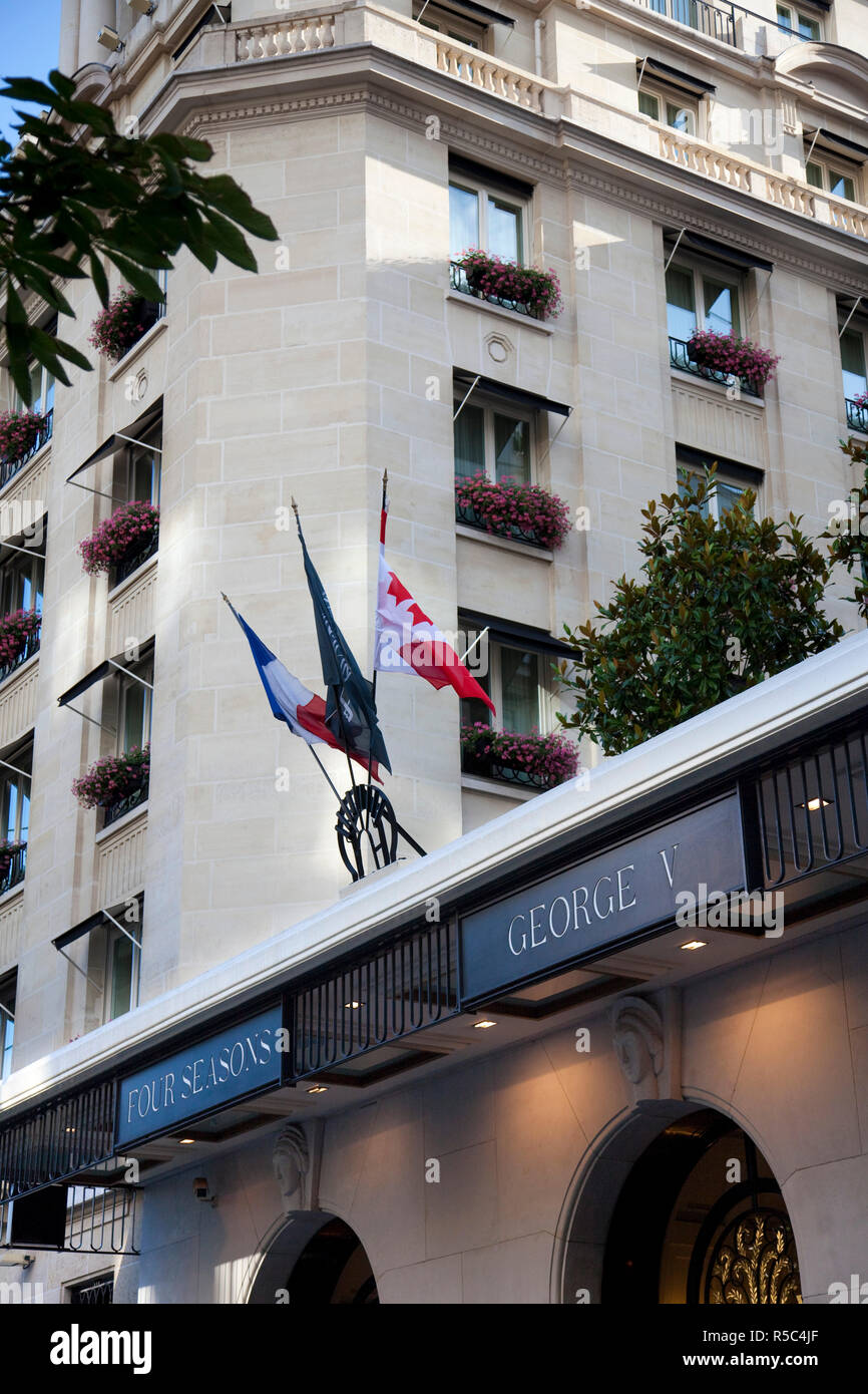 Hotel V, Avenue V, Paris, France Stock Photo Alamy
