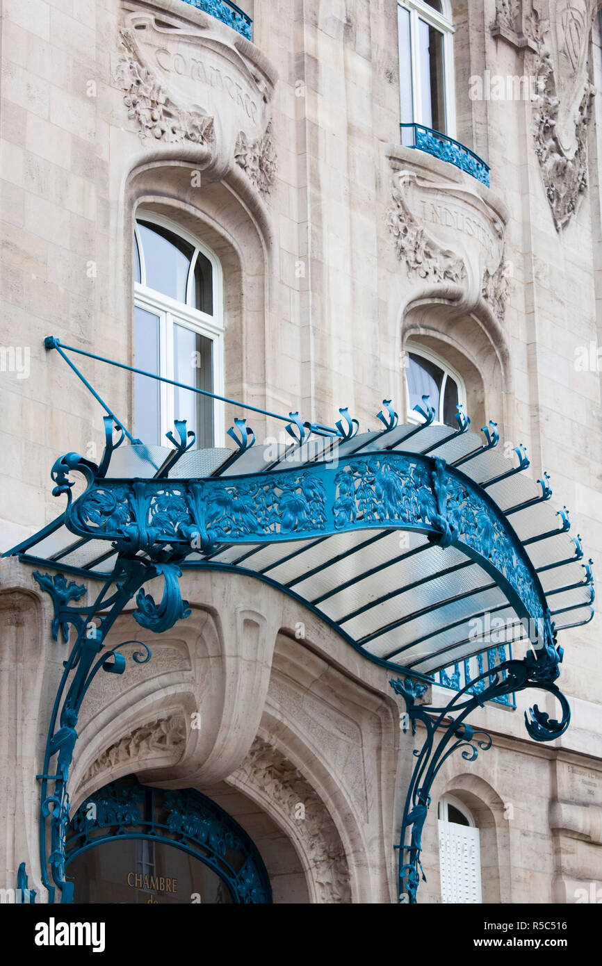 France, Meurthe-et-Moselle, Lorraine Region, Nancy, Chamber of Commerce building, art-nouveau style Stock Photo