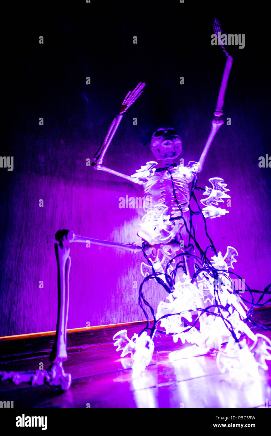 Singing Skeleton Stock Photo