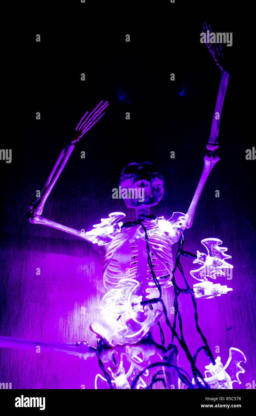 Singing Skeleton Stock Photo