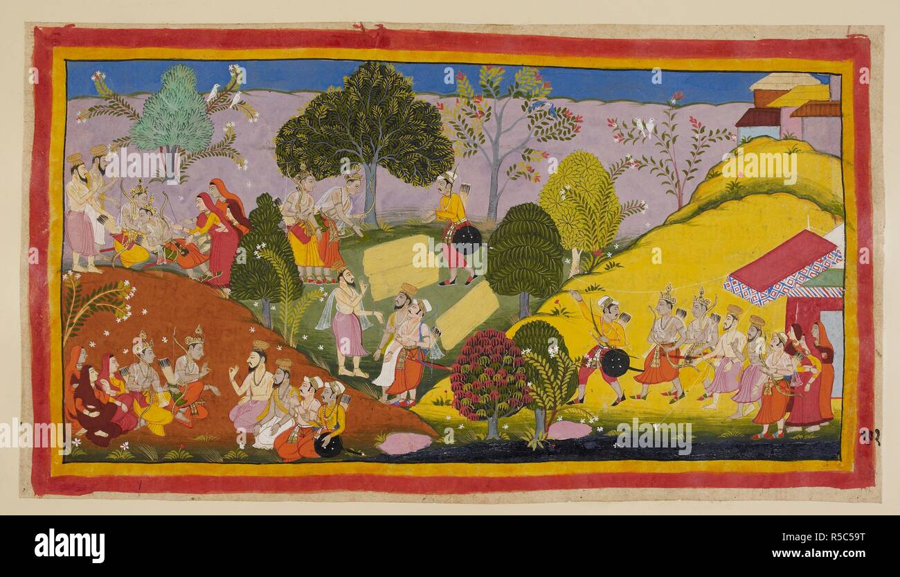 Guha ramayana hi-res stock photography and images - Alamy