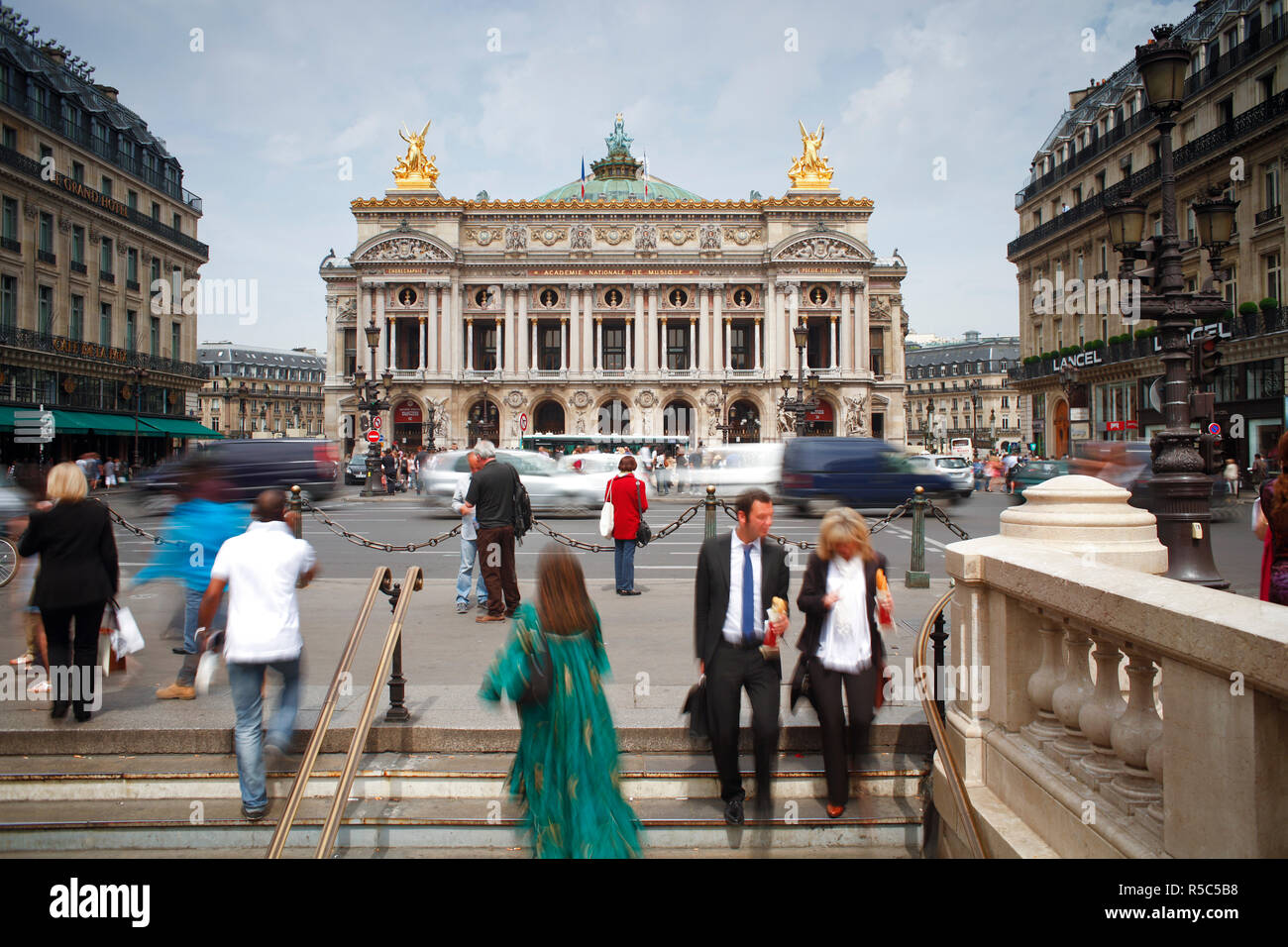 The Paris Opera (Palais Garnier), Place de l'Opera, Paris, France Stock ...