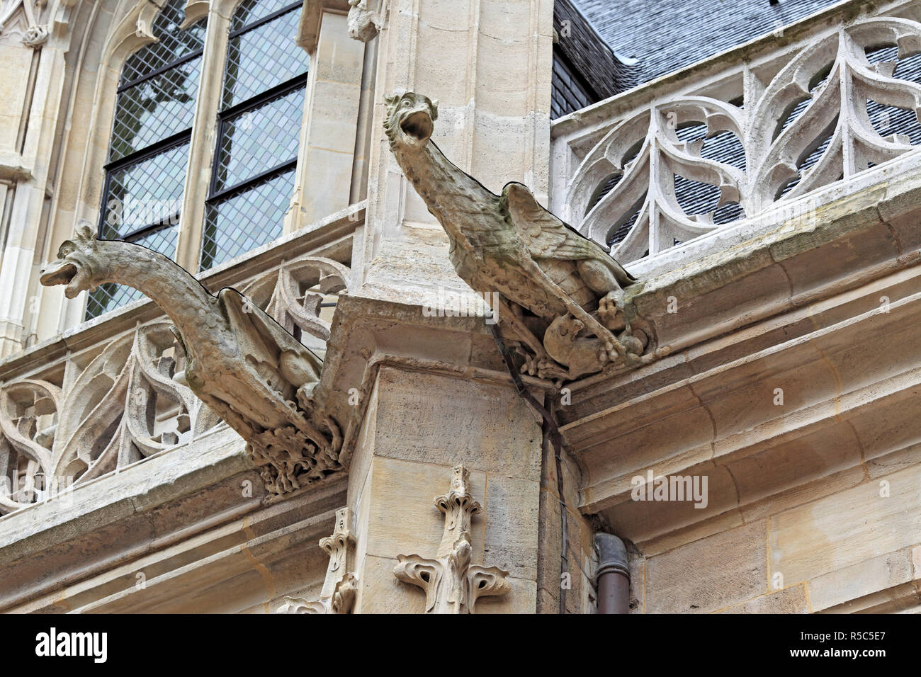 Palais de Justice, Rouen, Seine-Maritime department, Upper Normandy, France Stock Photo