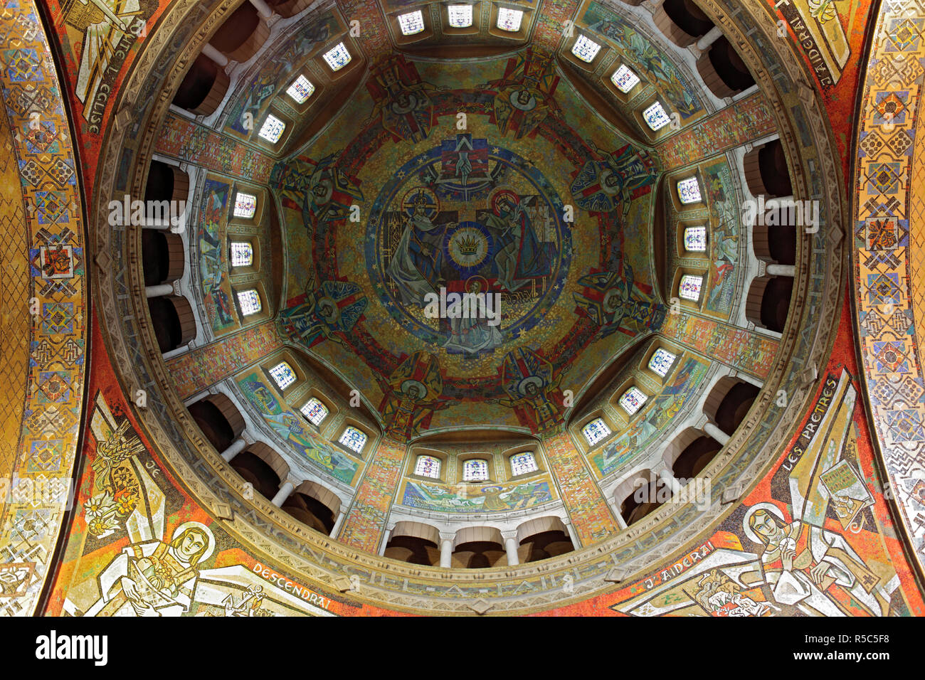 Interior basilica st therese lisieux hi-res stock photography and ...