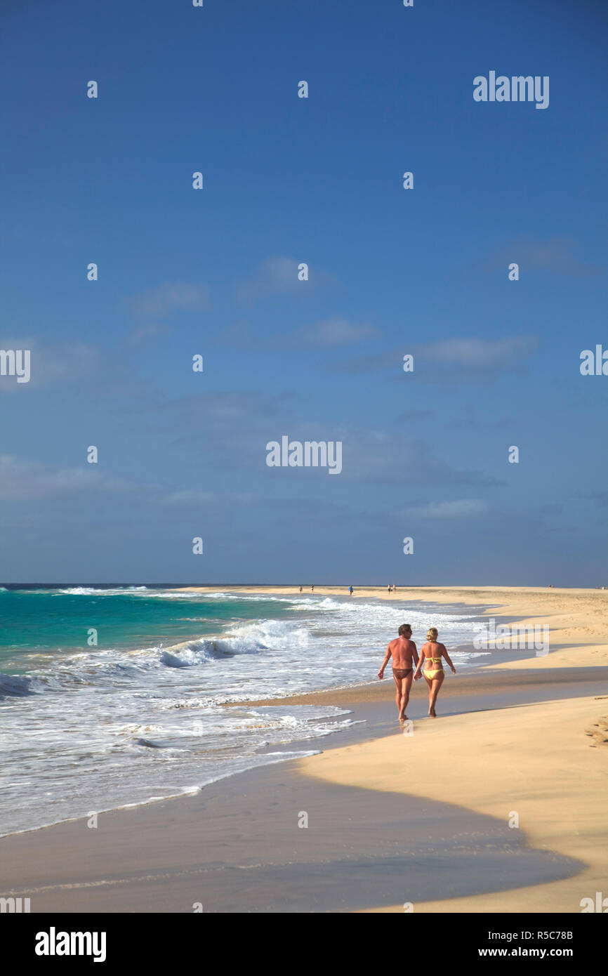 Cape Verde, Sal, Santa Maria Beach Stock Photo Alamy