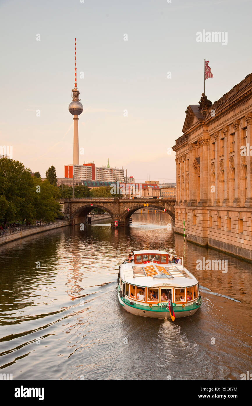 Spree River by Museum Island, Berlin, Germany Stock Photo