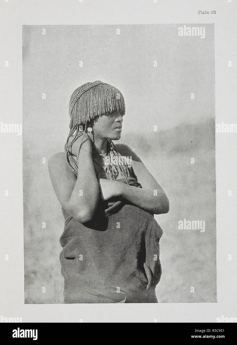 A Pondo girl. The Essential Kafir ... With one hundred full-page illustrations by the author. London : Adam & Charles Black, 1904. Source: 10096.h.20 plate 42. Author: Kidd, Dudley. Stock Photo