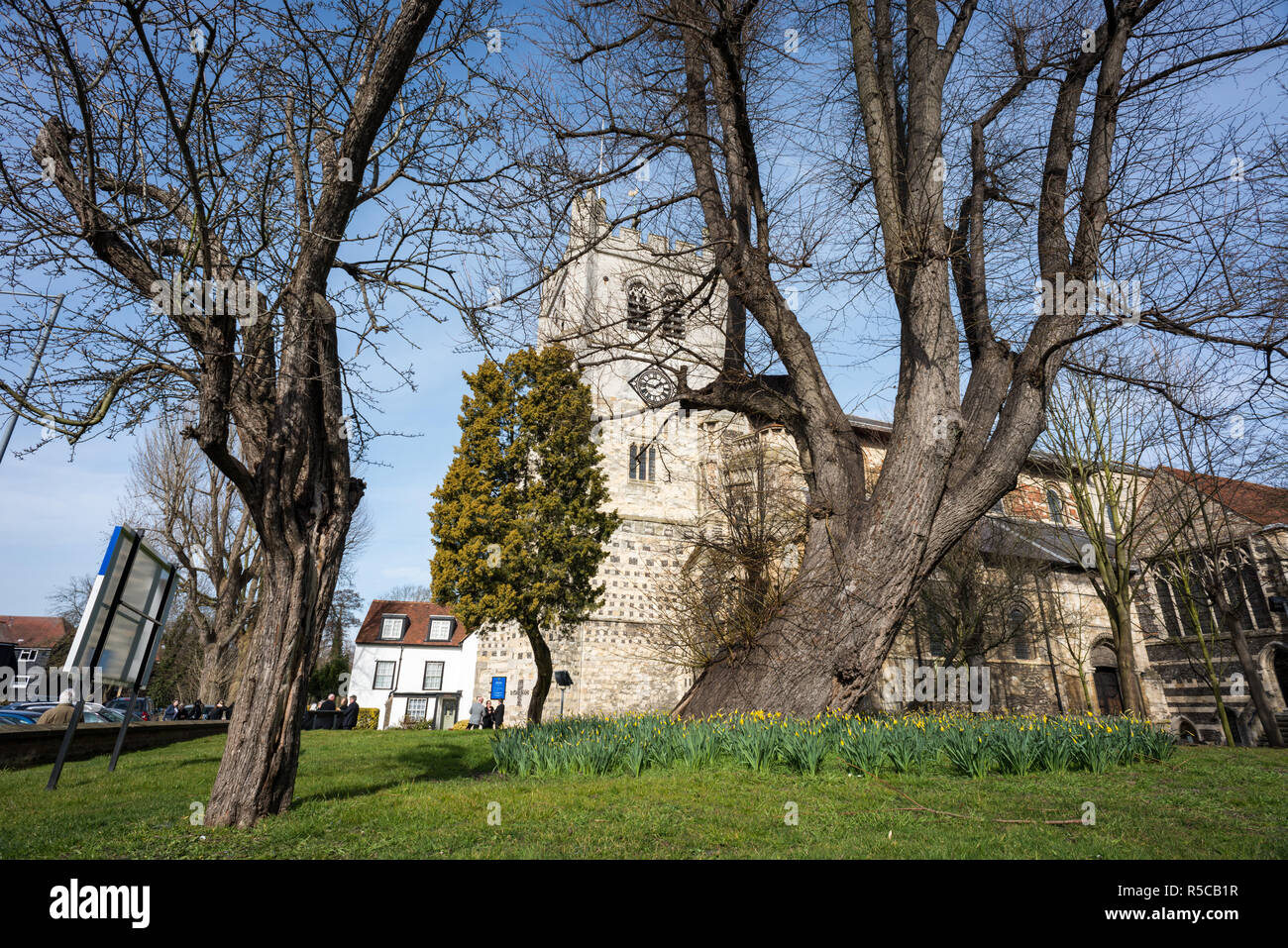 Waltham Abbey Church, Waltham Abbey, Essex, UK Stock Photo