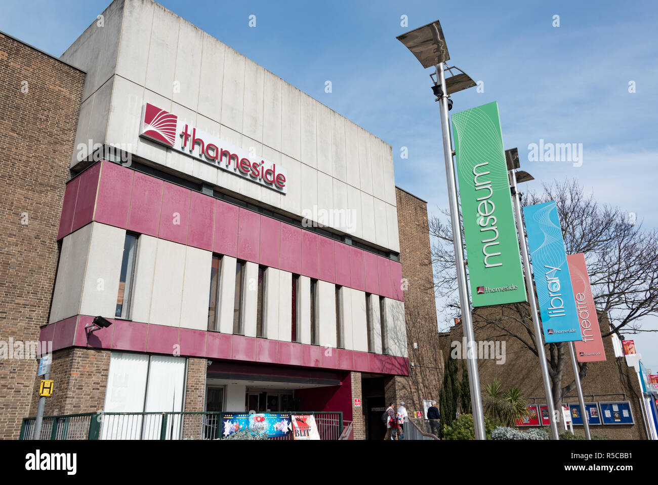 The Thameside Museum, Library and Theatre, Tilbury, Essex Stock Photo