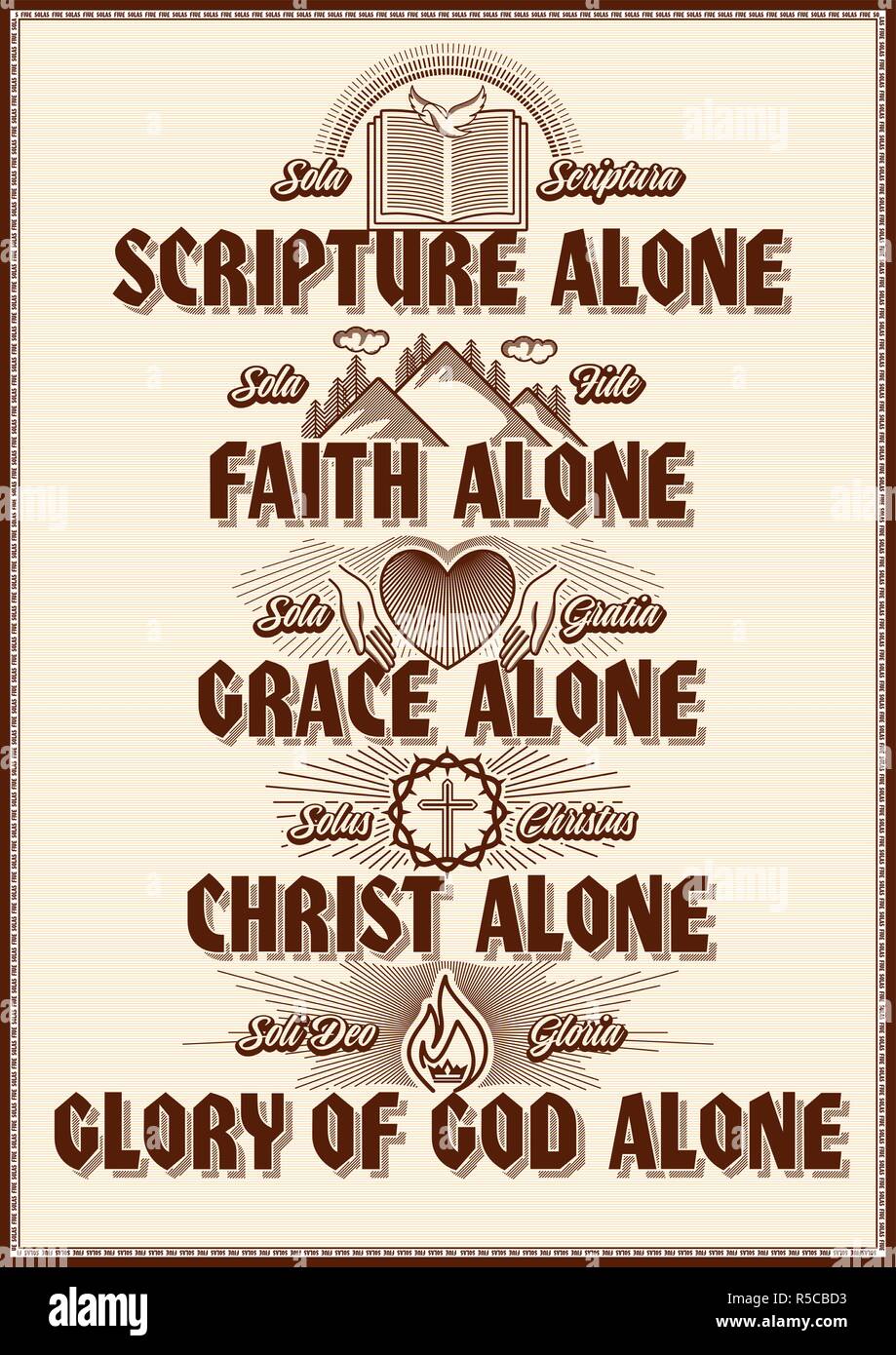 Sola gratia sola scriptura sola fide