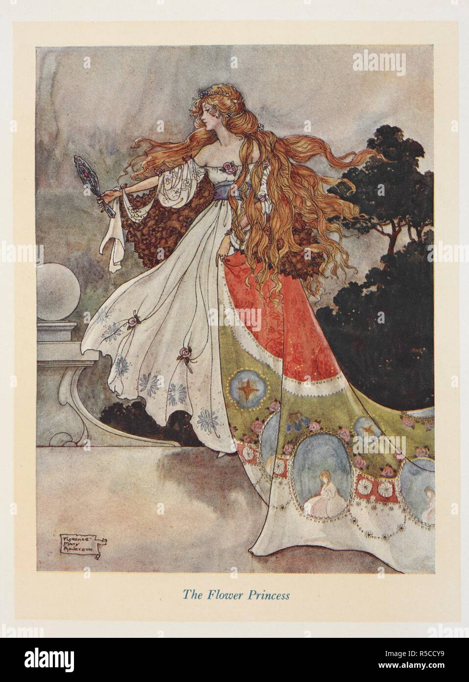 The Flower Princess. The Black Princess, and other fairy tales from Brazil-â€œContos  para CriancÌ§as.â€ Translated from the Portuguese of â€œChrysantheÌ€meâ€ by  Christie T. Young. Illustrated by Florence Mary Anderson. London : Simpkin