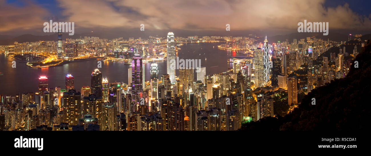 China, Hong Kong, view from Victoria Peak Stock Photo - Alamy