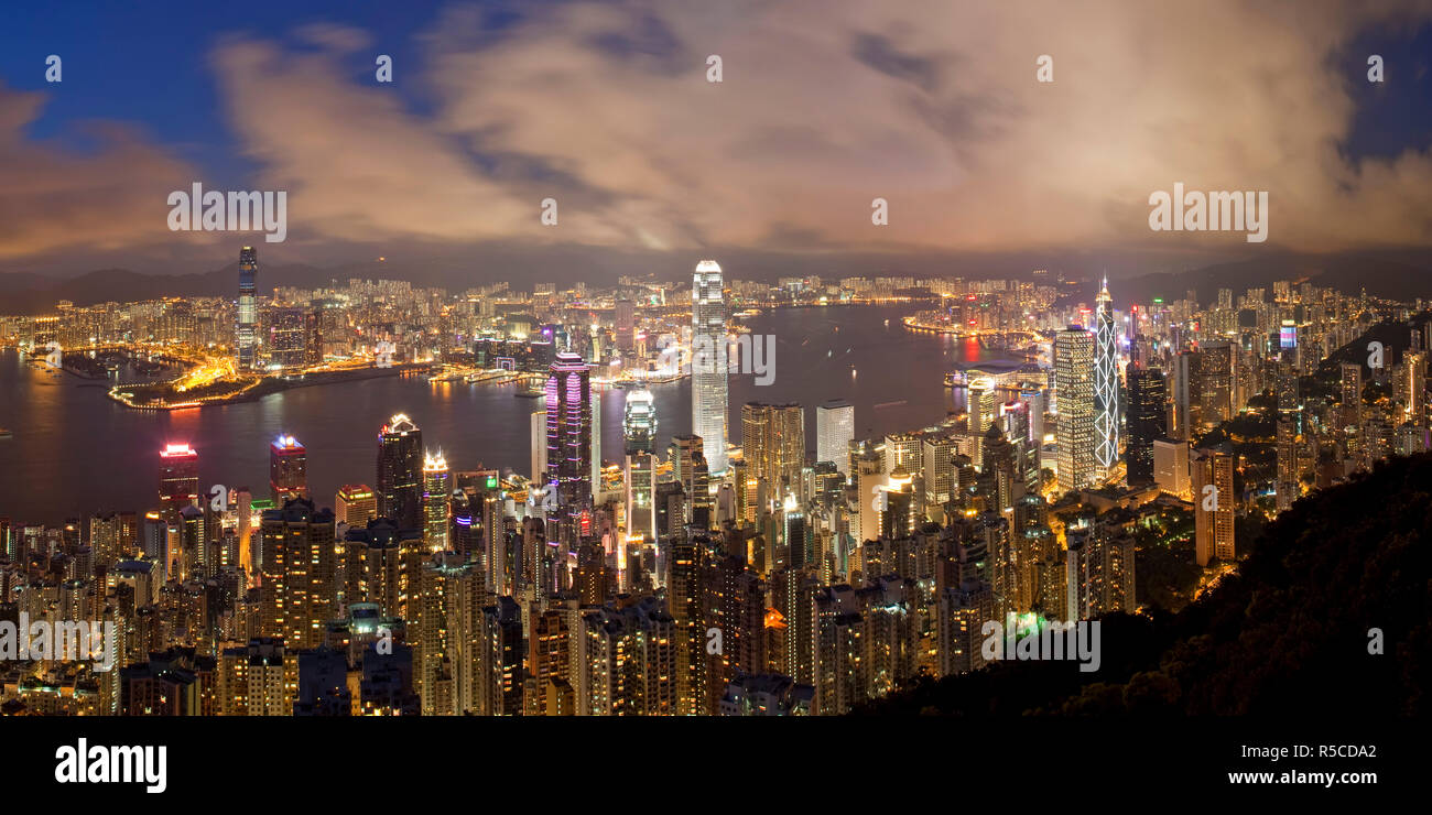 China, Hong Kong, view from Victoria Peak Stock Photo - Alamy