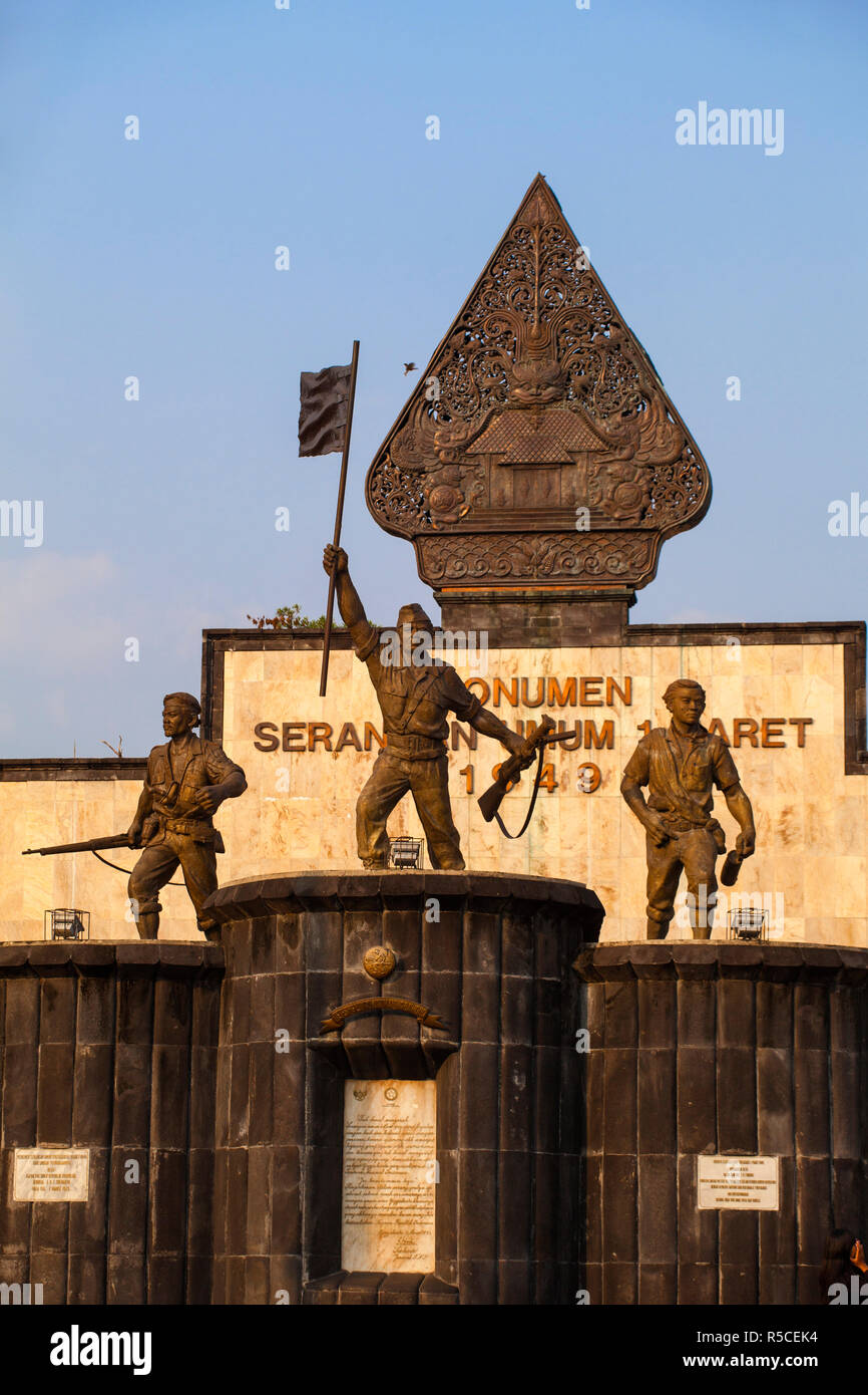 Indonesia, Java, Yogyakarta, Statue Stock Photo