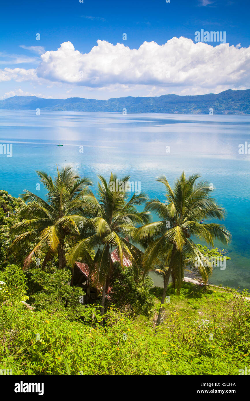 Indonesia, Sumatra, Samosir Island, Lake Toba, Stock Photo
