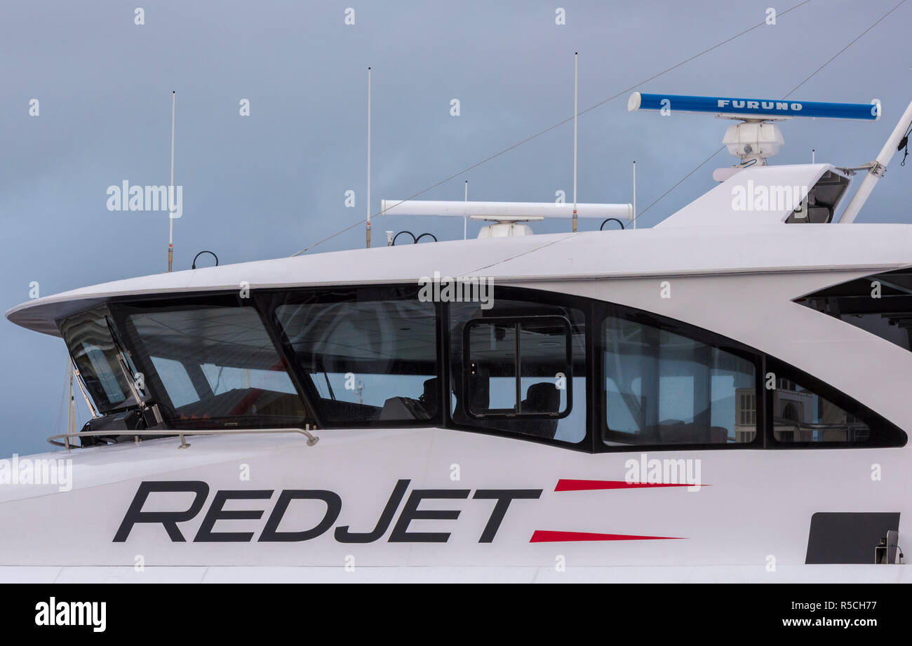 red funnel ferries red jet high speed passenger ferry to the isle of