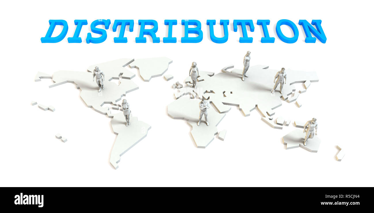 Distribution Global Business Stock Photo Alamy