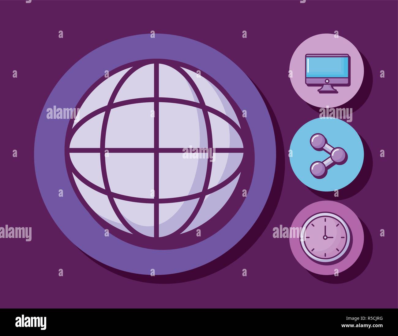 International border view Stock Vector Images - Alamy