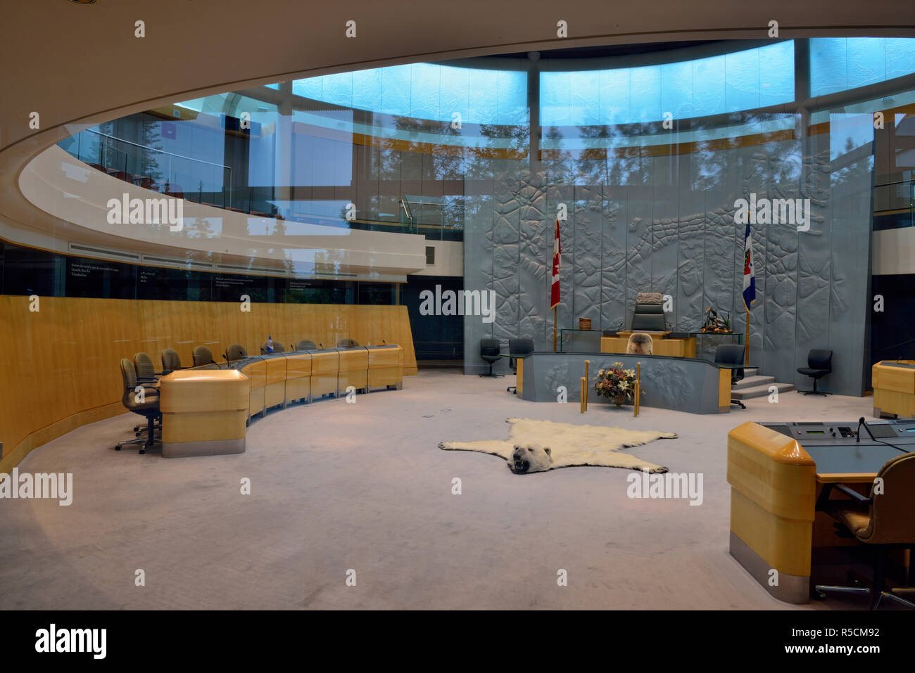 Legislative Assembly of the Northwest Territories Government chambers