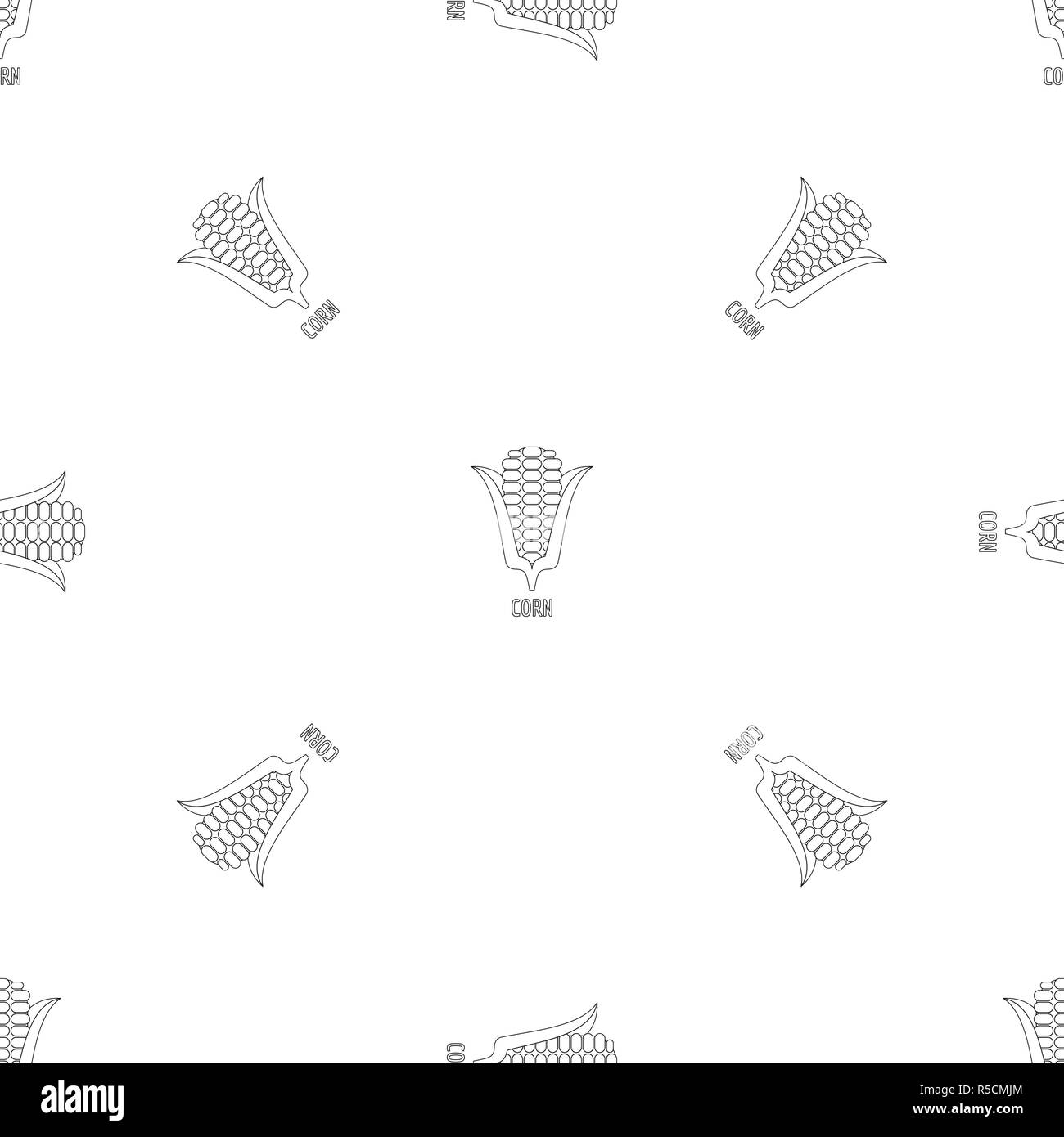 Wallpaper Sweetcorn Stock Vector Images - Alamy