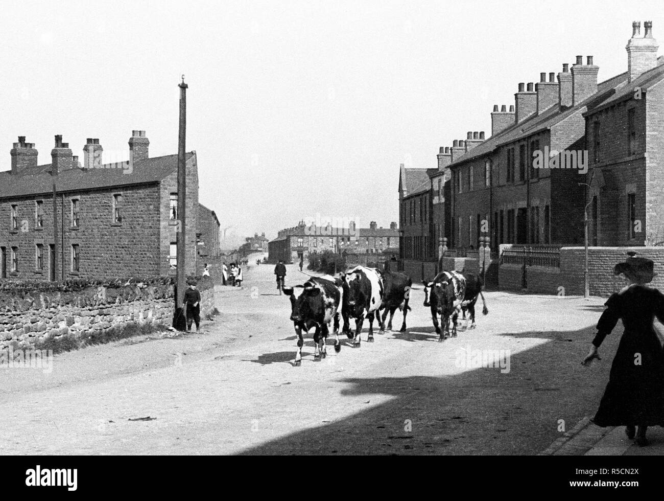 Wath Road, Wombwell Stock Photo Alamy