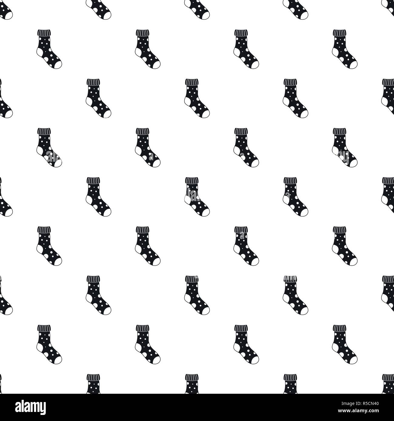 Textile sock pattern seamless vector repeat geometric for any web design Stock Vector