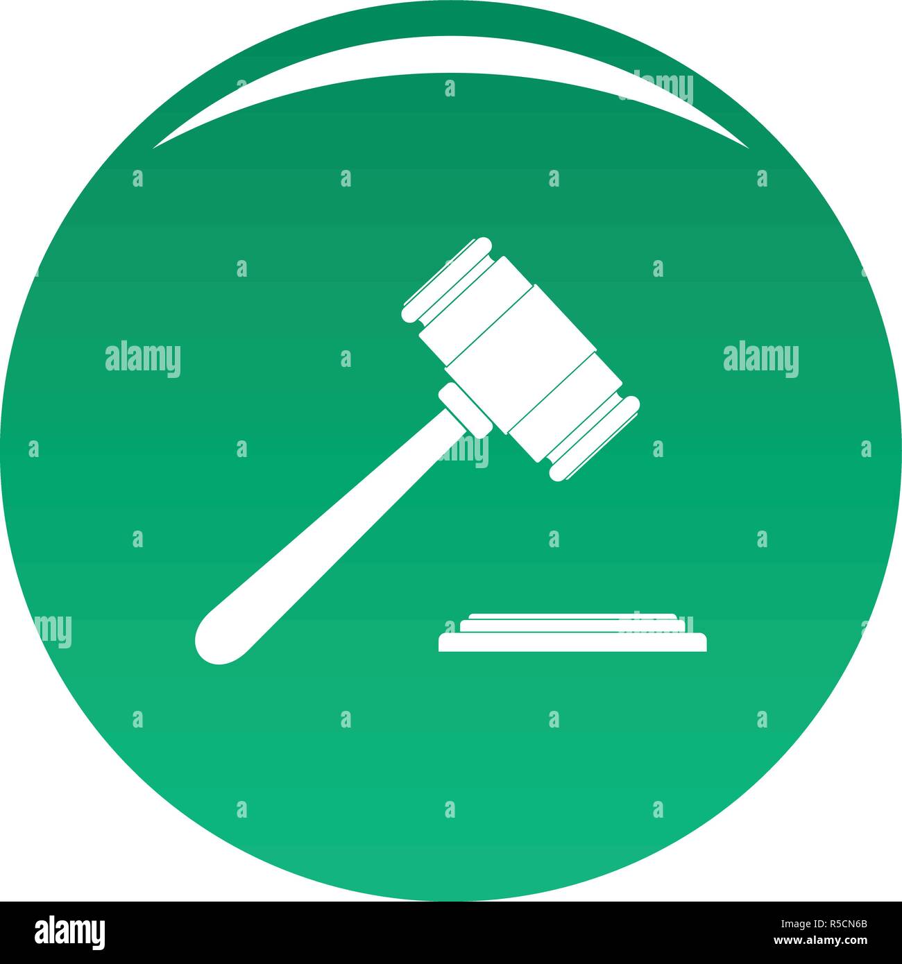 Auction gavel icon. Simple illustration of auction gavel vector icon