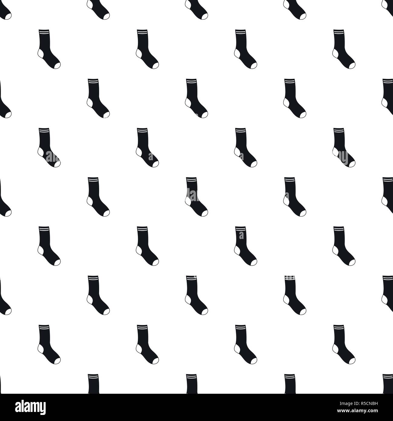 Sock pattern seamless vector repeat geometric for any web design Stock Vector