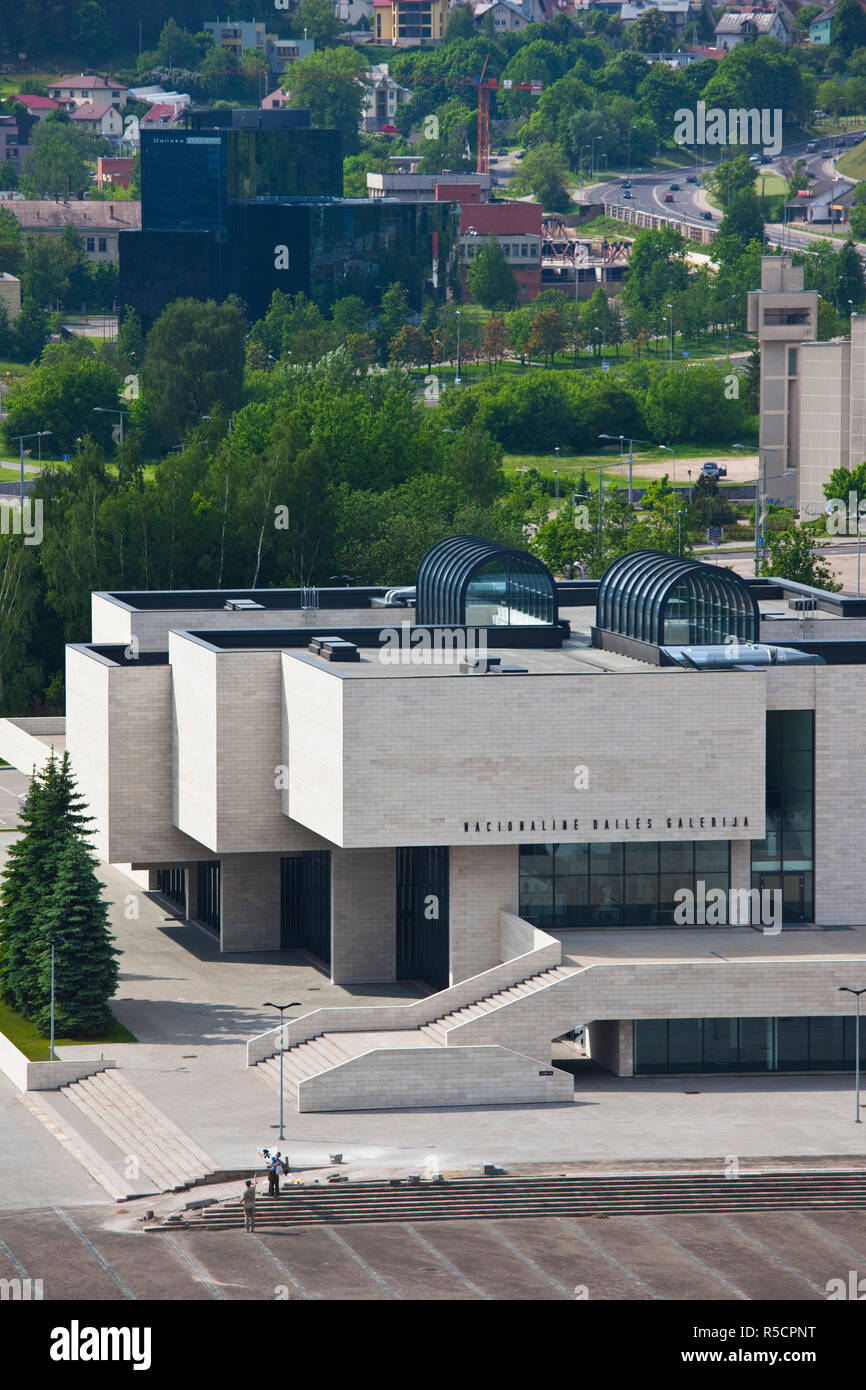 Lithuania, Vilnius, elevated view of National Gallery Stock Photo - Alamy