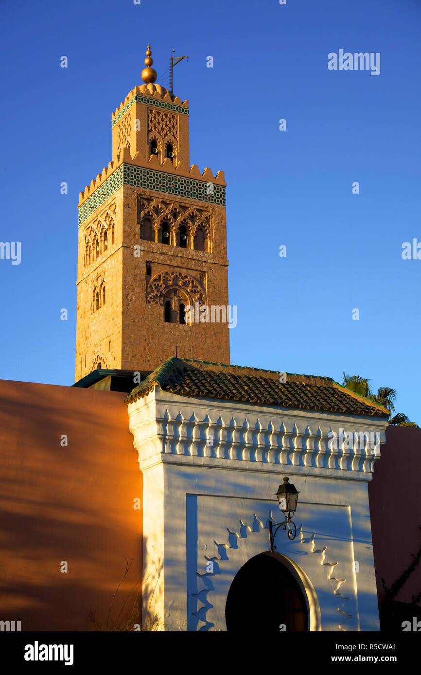 Koutoubia Mosque, Marrakech, Morocco, North Africa Stock Photo